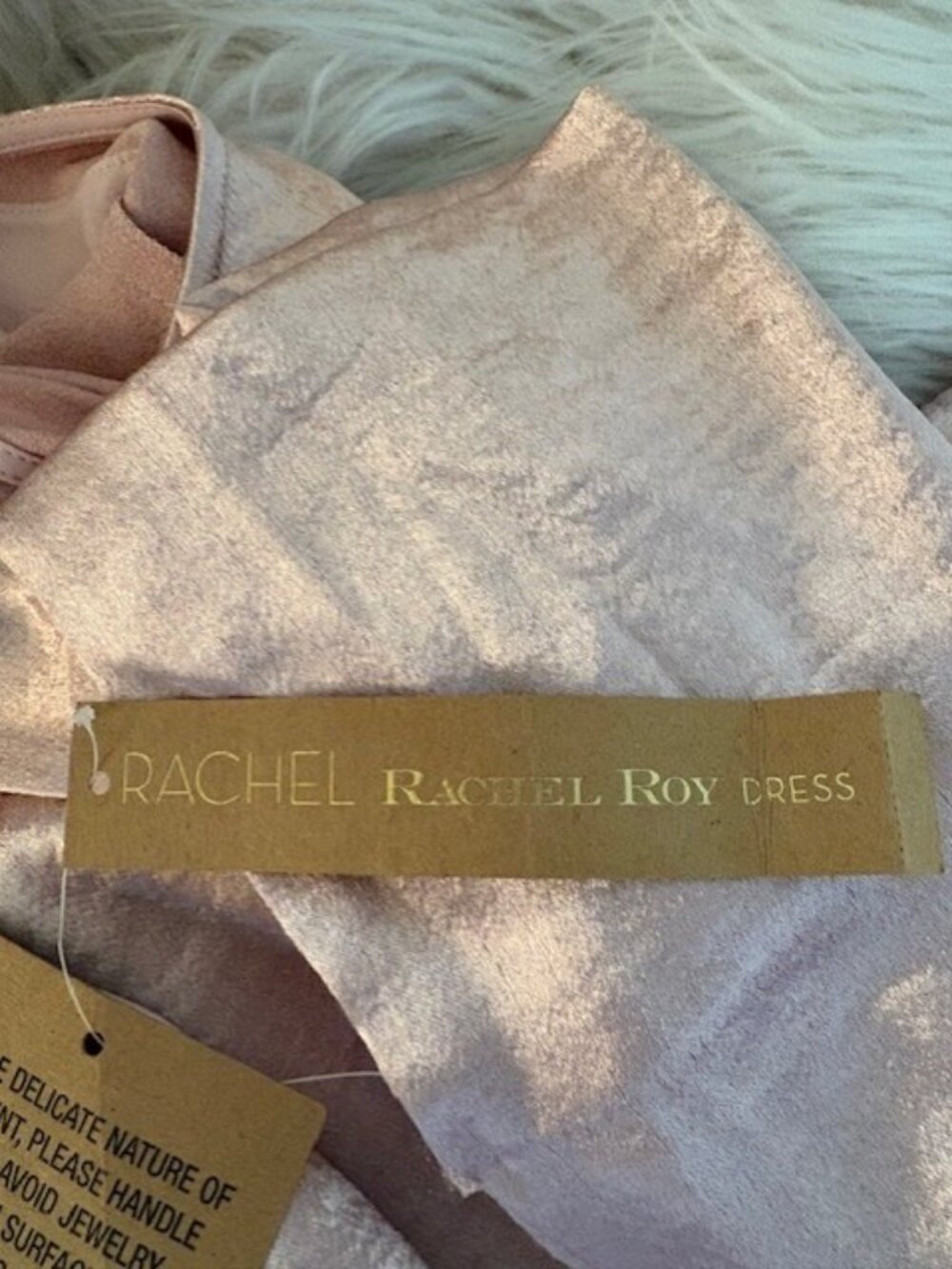 NWT RACHEL ROY VELVETY COLD SHOULDER DRESS - Picture 8 of 10